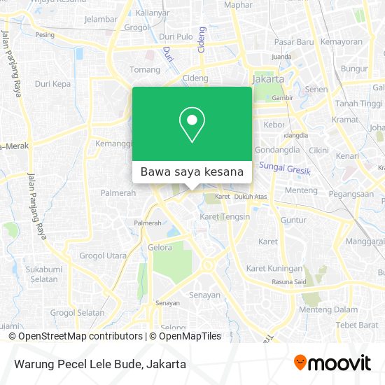 Peta Warung Pecel Lele Bude