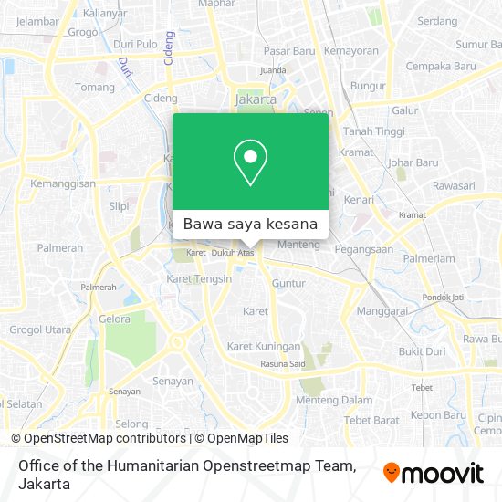 Peta Office of the Humanitarian Openstreetmap Team