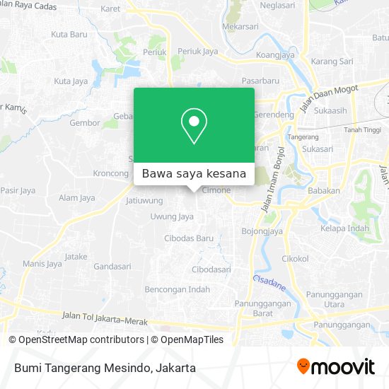 Peta Bumi Tangerang Mesindo
