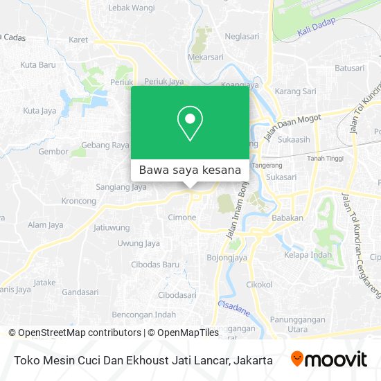 Peta Toko Mesin Cuci Dan Ekhoust Jati Lancar