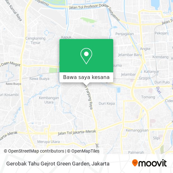 Peta Gerobak Tahu Gejrot Green Garden