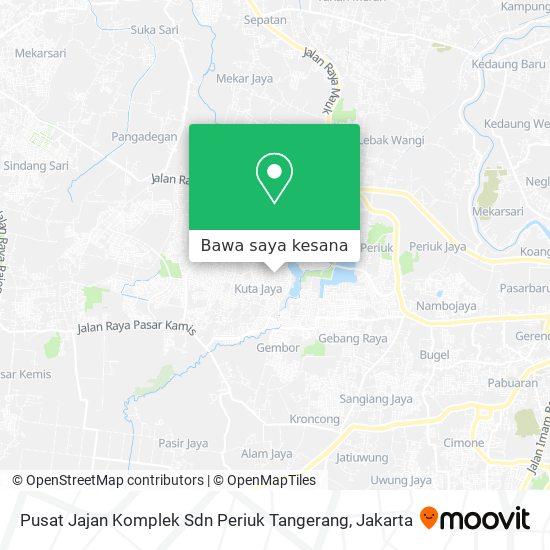 Peta Pusat Jajan Komplek Sdn Periuk Tangerang