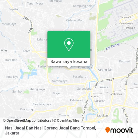 Peta Nasi Jagal Dan Nasi Goreng Jagal Bang Tompel