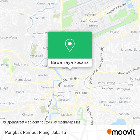 Peta Pangkas Rambut Riang