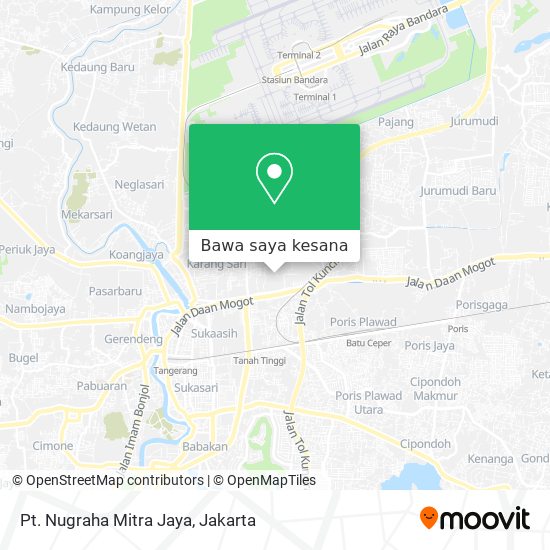 Peta Pt. Nugraha Mitra Jaya