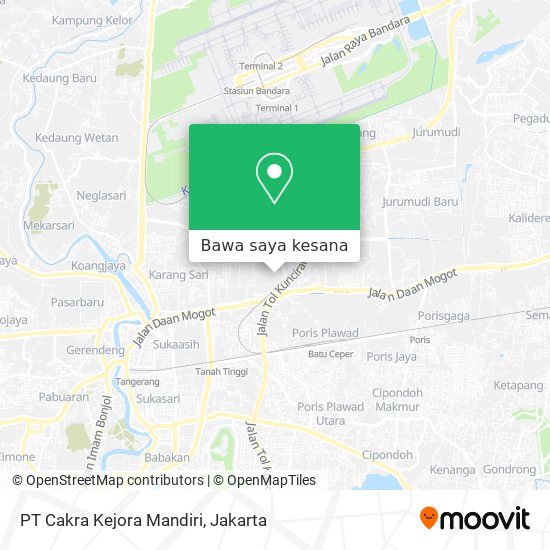 Peta PT Cakra Kejora Mandiri