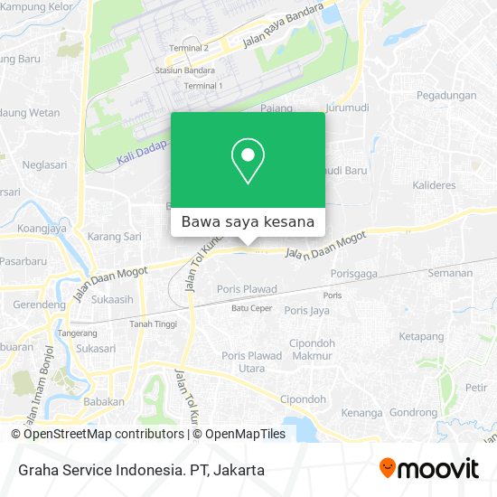 Peta Graha Service Indonesia. PT