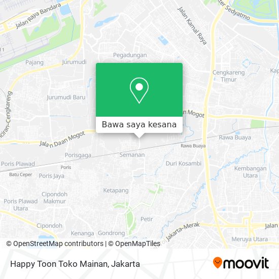 Peta Happy Toon Toko Mainan