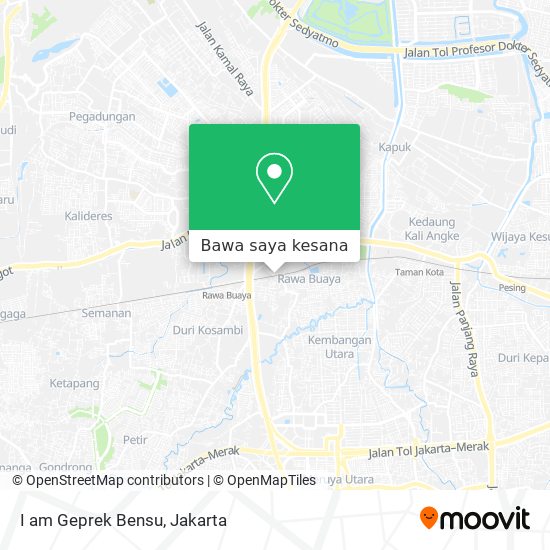 Peta I am Geprek Bensu