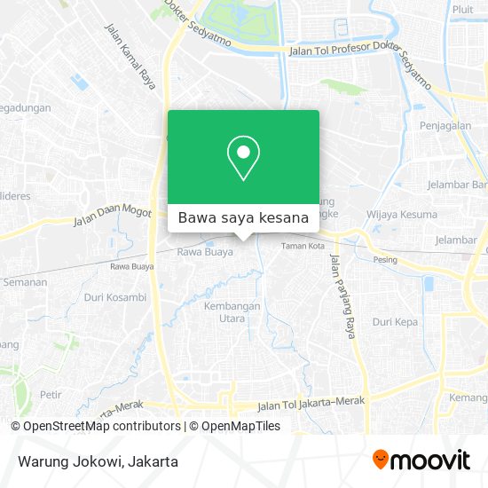 Peta Warung Jokowi
