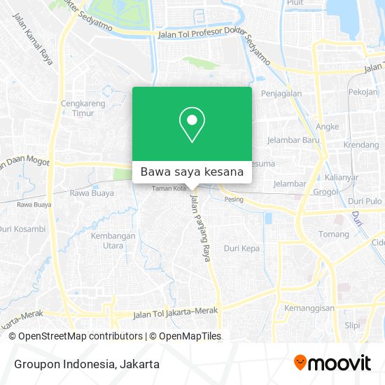 Peta Groupon Indonesia