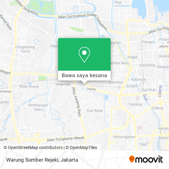 Peta Warung Sumber Rejeki