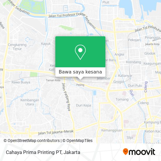 Peta Cahaya Prima Printing PT