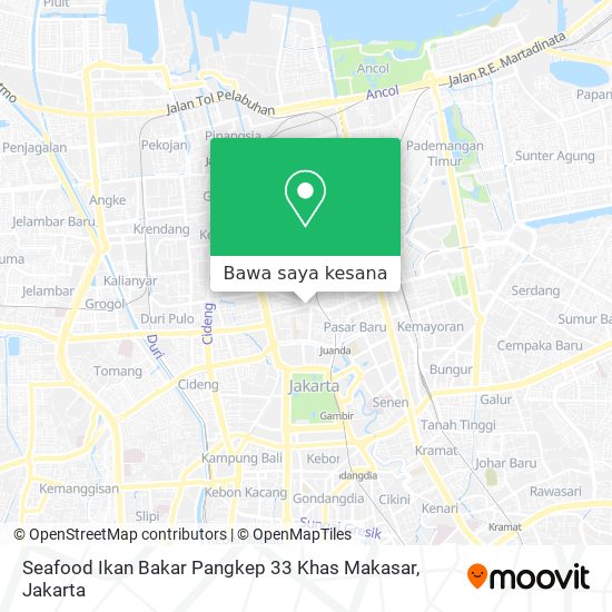 Peta Seafood Ikan Bakar Pangkep 33 Khas Makasar