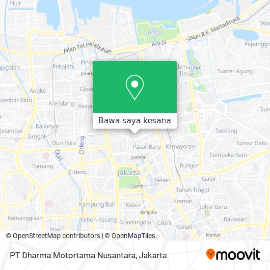 Peta PT Dharma Motortama Nusantara