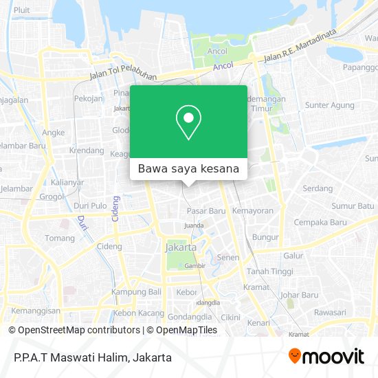 Peta P.P.A.T Maswati Halim