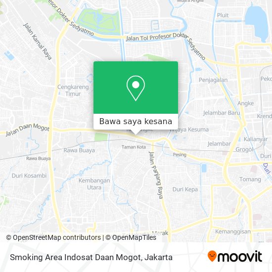 Peta Smoking Area Indosat Daan Mogot