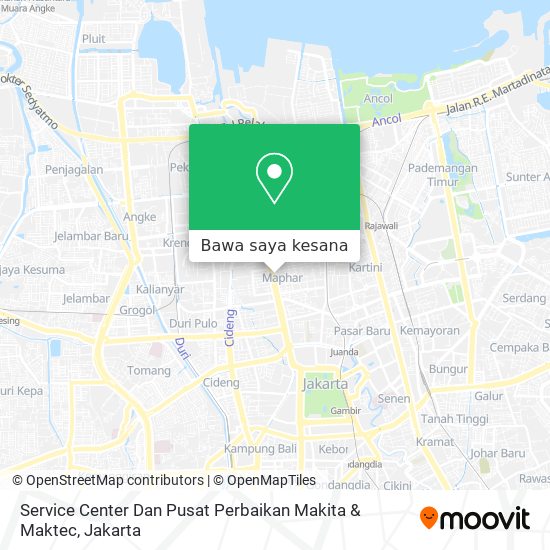 Peta Service Center Dan Pusat Perbaikan Makita & Maktec