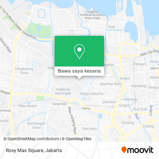 Peta Roxy Mas Square