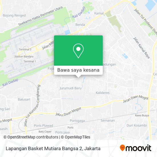 Peta Lapangan Basket Mutiara Bangsa 2