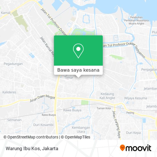 Peta Warung Ibu Kos