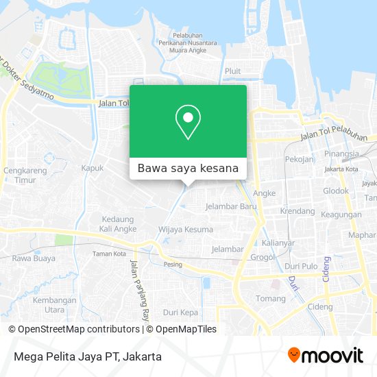 Peta Mega Pelita Jaya PT