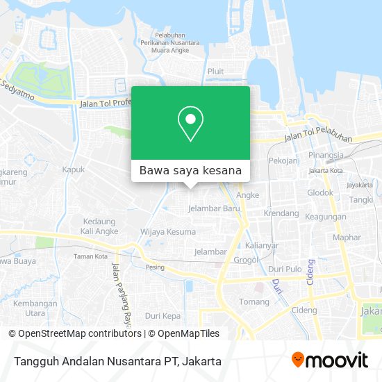 Peta Tangguh Andalan Nusantara PT