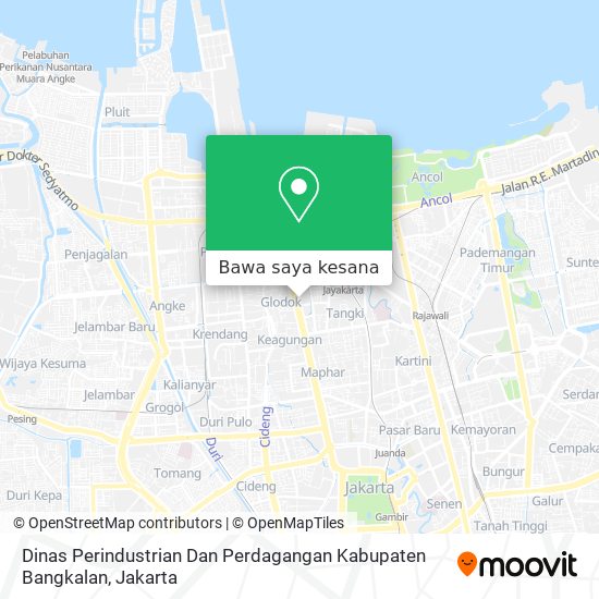 Peta Dinas Perindustrian Dan Perdagangan Kabupaten Bangkalan