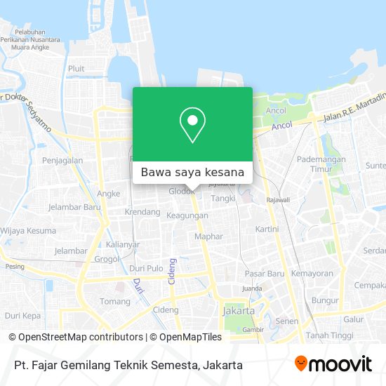 Peta Pt. Fajar Gemilang Teknik Semesta