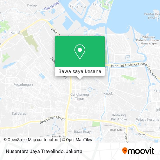 Peta Nusantara Jaya Travelindo