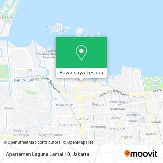 Peta Apartemen Laguna Lantai 10