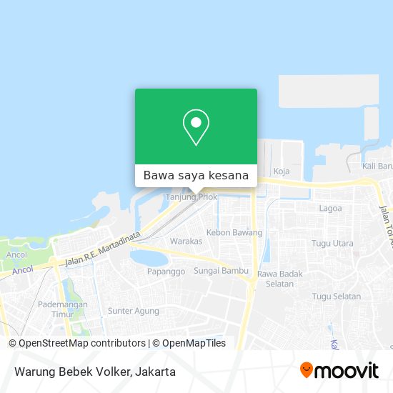 Peta Warung Bebek Volker