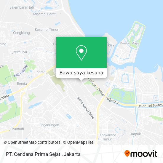 Peta PT. Cendana Prima Sejati