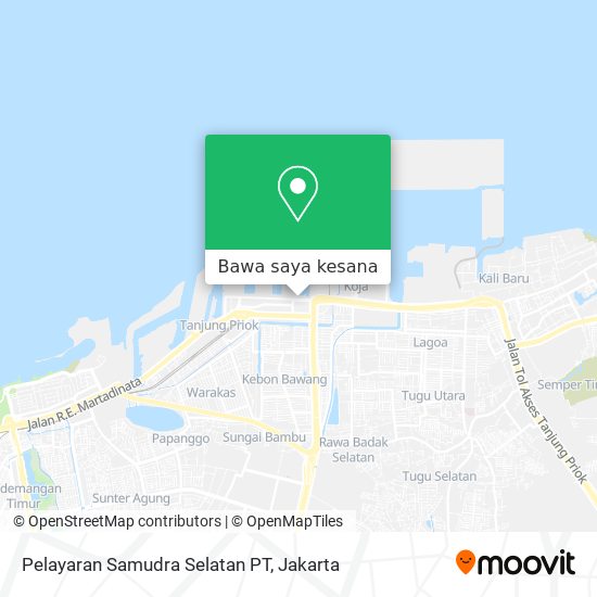 Peta Pelayaran Samudra Selatan PT