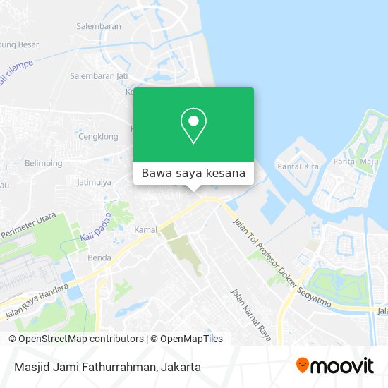 Peta Masjid Jami Fathurrahman