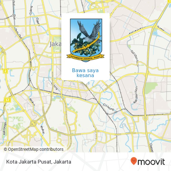 Peta Kota Jakarta Pusat