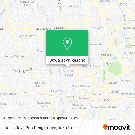 Peta Jalan Raya Pos Pengumben