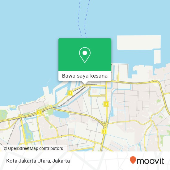 Peta Kota Jakarta Utara