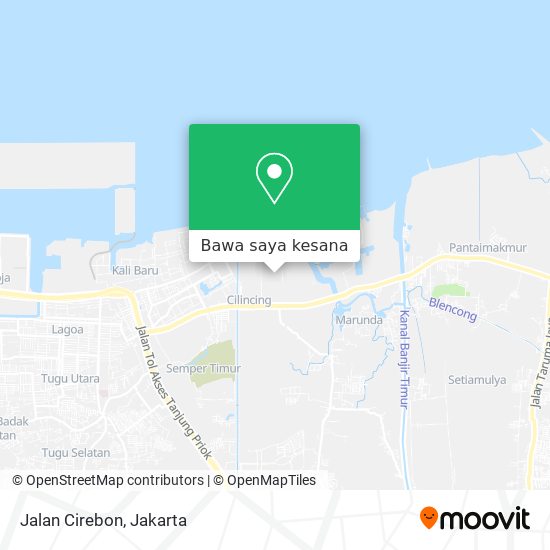 Peta Jalan Cirebon