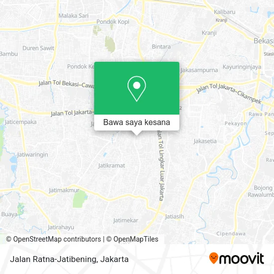 Peta Jalan Ratna-Jatibening
