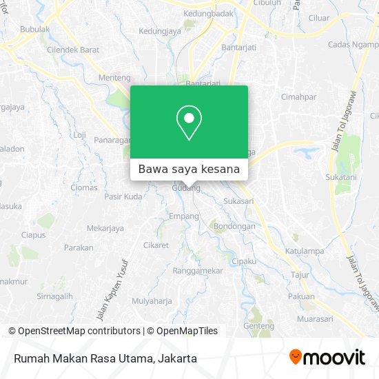 Peta Rumah Makan Rasa Utama