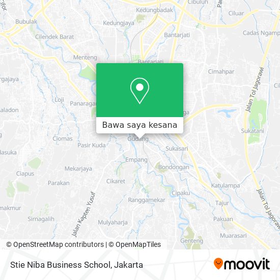 Peta Stie Niba Business School