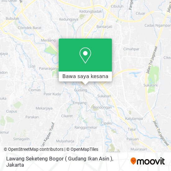 Peta Lawang Seketeng Bogor ( Gudang Ikan Asin )