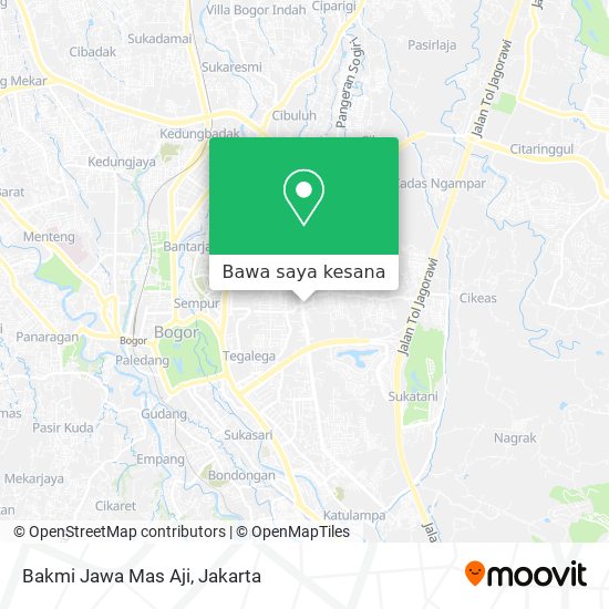 Peta Bakmi Jawa Mas Aji