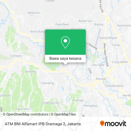 Peta ATM BNI Alfamart IPB Dramaga 2