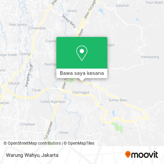 Peta Warung Wahyu