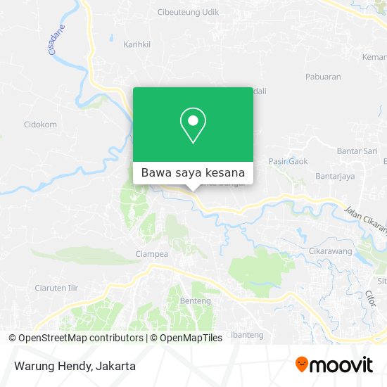Peta Warung Hendy