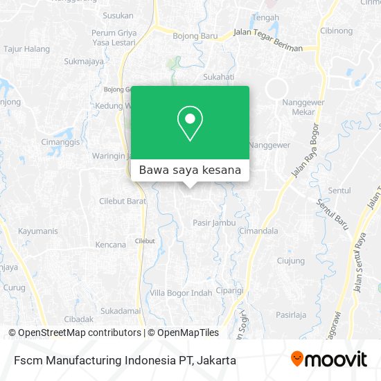 Peta Fscm Manufacturing Indonesia PT