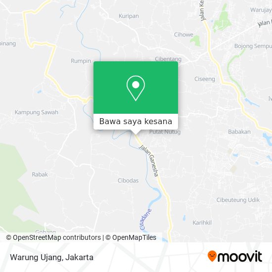 Peta Warung Ujang