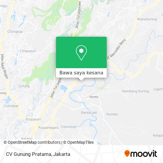 Peta CV Gunung Pratama